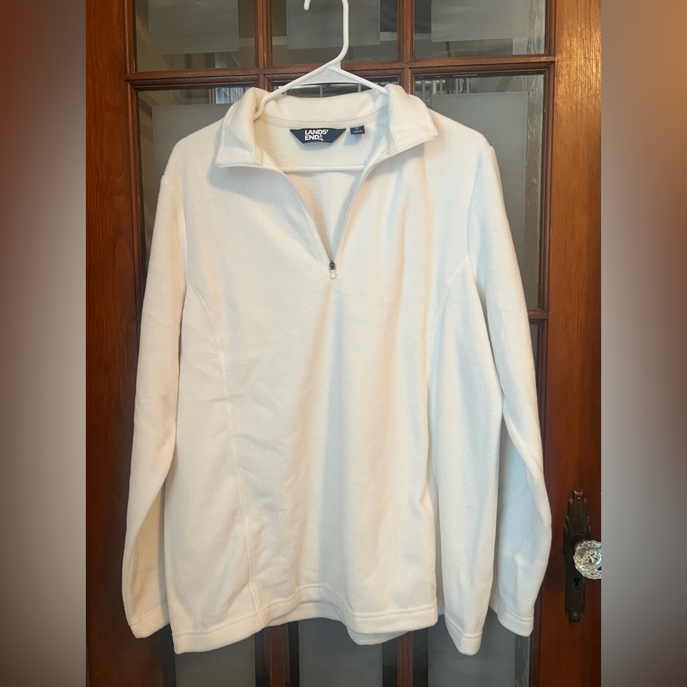 Land’s End Fleece Quarter Zip Pullover